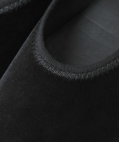 A part by（アパートバイ）の「ベロアシューズ（バレエシューズ・レディース・ブラウン/ブラック・MEDIUM/LARGE）」の5枚目の写真