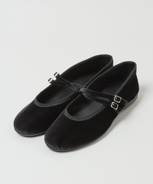 A part by（アパートバイ）の「ベロアシューズ（バレエシューズ・レディース・ブラウン/ブラック・MEDIUM/LARGE）」の16枚目の写真