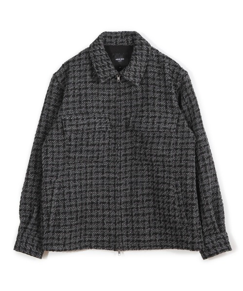 MEN'S BIGI(メンズビギ)の「モダンCPOシャツジャケット(ブルゾン・メンズ・チャコールグレー/ブラウン系その他・03/01/02)」の2枚目の写真