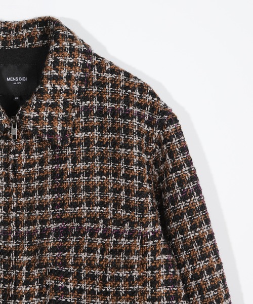 MEN'S BIGI(メンズビギ)の「モダンCPOシャツジャケット(ブルゾン・メンズ・チャコールグレー/ブラウン系その他・03/01/02)」の4枚目の写真