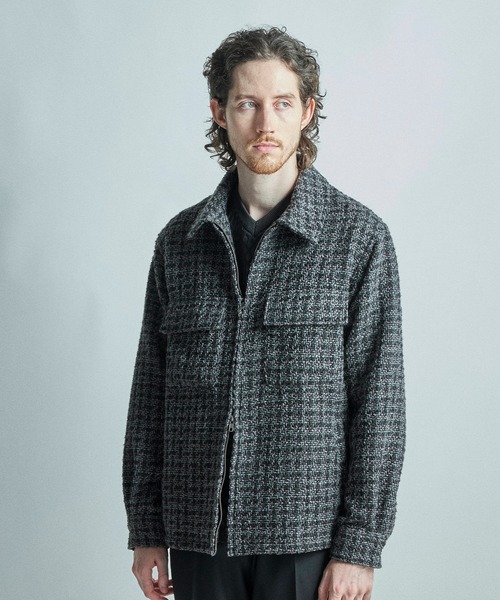 MEN'S BIGI(メンズビギ)の「モダンCPOシャツジャケット(ブルゾン・メンズ・チャコールグレー/ブラウン系その他・03/01/02)」の17枚目の写真