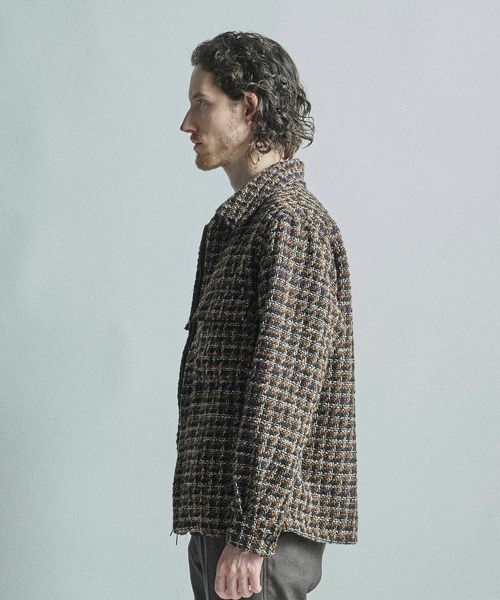 MEN'S BIGI(メンズビギ)の「モダンCPOシャツジャケット(ブルゾン・メンズ・チャコールグレー/ブラウン系その他・03/01/02)」の12枚目の写真