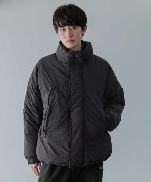 LOWRYS FARM（ローリーズファーム）の「【LFM(U)】エアサーマルモンスターブルゾン　494555（ダウンジャケット/コート・メンズ・グレー/ブラック・MEDIUM/LARGE）」の5枚目の写真