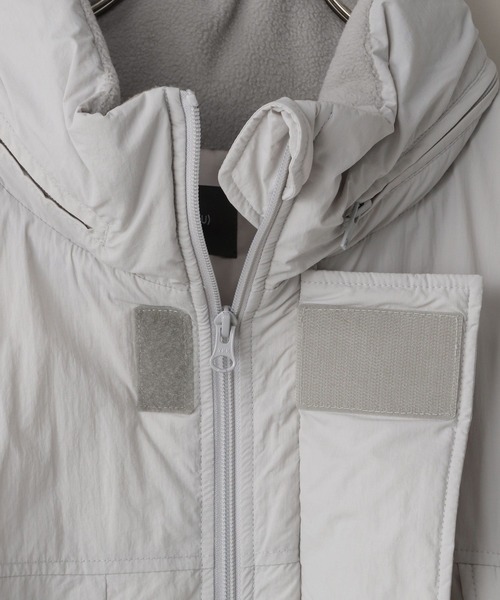 LOWRYS FARM（ローリーズファーム）の「【LFM(U)】エアサーマルモンスターブルゾン　494555（ダウンジャケット/コート・メンズ・グレー/ブラック・MEDIUM/LARGE）」の14枚目の写真