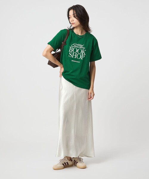 green label relaxing(グリーンレーベルリラクシング)の「ロゴ ショートスリーブ Tシャツ(Tシャツ/カットソー・レディース・オフホワイト/ブラウン系/ダークグレー/ケリーグリーン・FREE)」の22枚目の写真