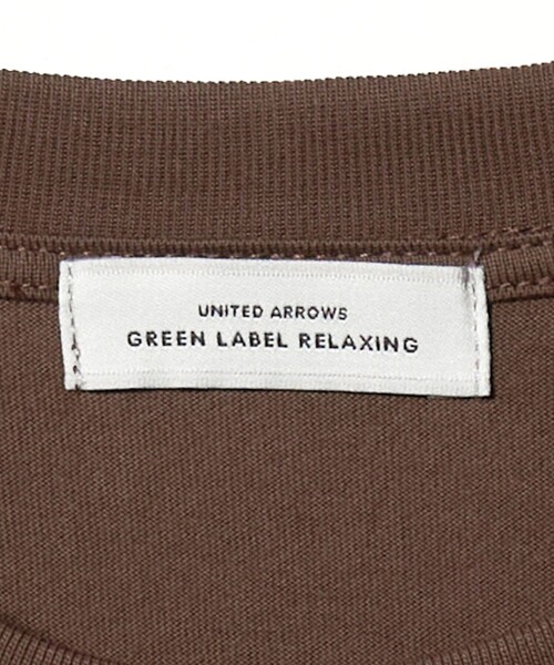 green label relaxing(グリーンレーベルリラクシング)の「ロゴ ショートスリーブ Tシャツ(Tシャツ/カットソー・レディース・オフホワイト/ブラウン系/ダークグレー/ケリーグリーン・FREE)」の8枚目の写真