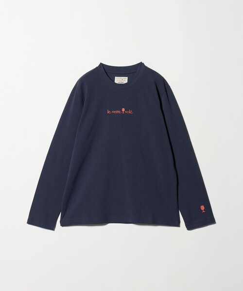 Gift Shop（ギフトショップ）の「＜Gift Shop＞ Le Verre Vole ロングスリーブTシャツ（Tシャツ/カットソー・レディース・ネイビー・M）」の9枚目の写真