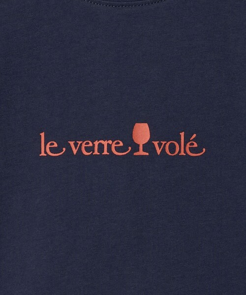 Gift Shop（ギフトショップ）の「＜Gift Shop＞ Le Verre Vole ロングスリーブTシャツ（Tシャツ/カットソー・レディース・ネイビー・M）」の13枚目の写真