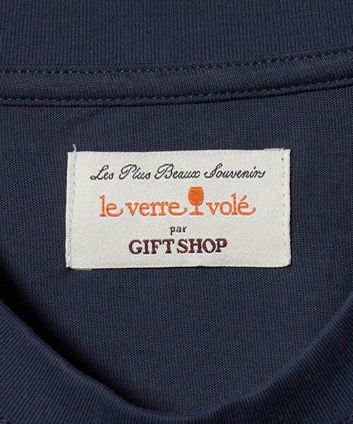 Gift Shop（ギフトショップ）の「＜Gift Shop＞ Le Verre Vole ロングスリーブTシャツ（Tシャツ/カットソー・レディース・ネイビー・M）」の16枚目の写真