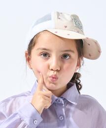 総柄刺繍メッシュキャップ