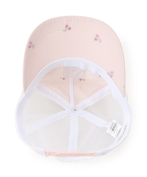 SHOO・LA・RUE（シューラルー）の「総柄刺繍メッシュキャップ（キャップ・キッズ・アイボリー系/ピンク系1・99）」の7枚目の写真