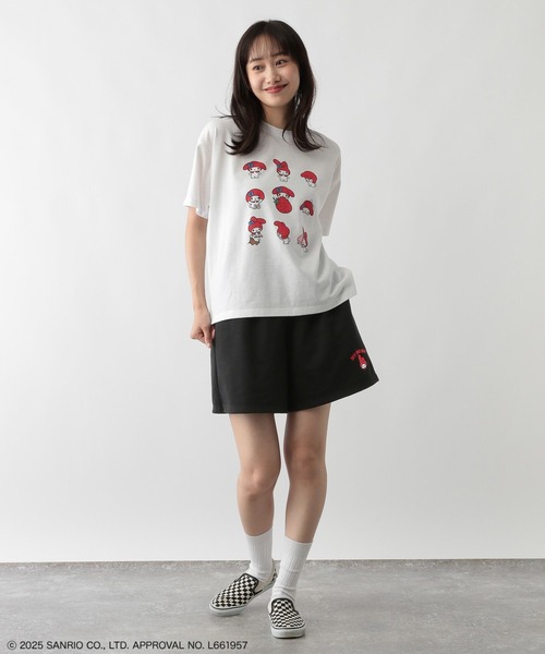 FOUND GOOD（ファウンドグッド）の「サンリオキャラクターズ/ウラケショーツ（その他パンツ・レディース・レッド系5/グレー系2/ブラック/グレー系1・M/L）」の19枚目の写真