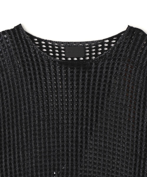 DANKE SCHON(ダンケシェーン)の「【WEB&DEPOT限定】DankeSchon/ダンケシェーン/CHEMICAL MESHKNIT CN(ニット/セーター・レディース・ブラック・L/M)」の3枚目の写真
