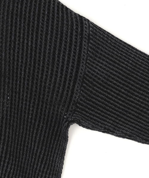 DANKE SCHON(ダンケシェーン)の「【WEB&DEPOT限定】DankeSchon/ダンケシェーン/CHEMICAL MESHKNIT CN(ニット/セーター・レディース・ブラック・L/M)」の4枚目の写真