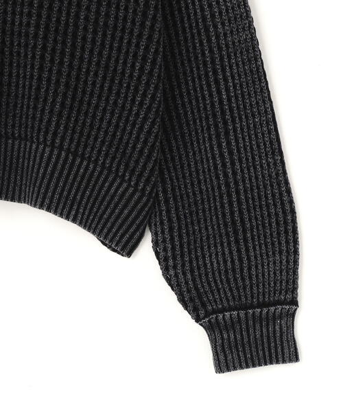 DANKE SCHON(ダンケシェーン)の「【WEB&DEPOT限定】DankeSchon/ダンケシェーン/CHEMICAL MESHKNIT CN(ニット/セーター・レディース・ブラック・L/M)」の5枚目の写真