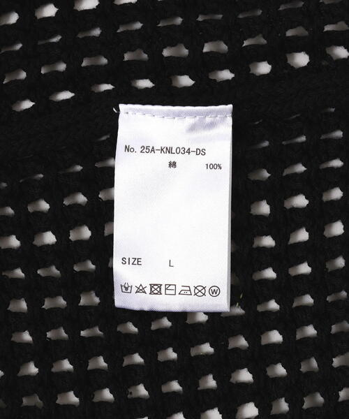 DANKE SCHON(ダンケシェーン)の「【WEB&DEPOT限定】DankeSchon/ダンケシェーン/CHEMICAL MESHKNIT CN(ニット/セーター・レディース・ブラック・L/M)」の7枚目の写真