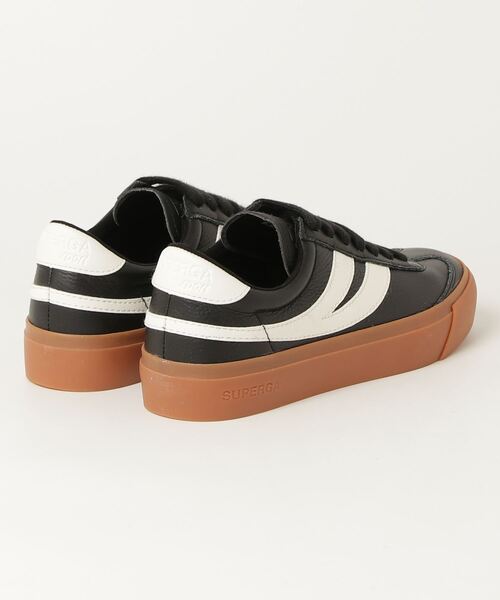 SUPERGA（スペルガ）の「SUPERGA/スペルガ 4834 CLUB S SWALLOW（スニーカー・レディース・ブラック/ホワイト・23.5cm/24cm/25.5cm/26cm/26.5cm/23cm）」の3枚目の写真