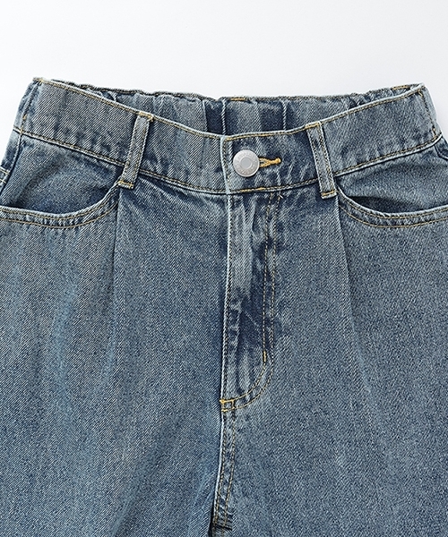 綿100％】デニムパンツセットアップ（セットアップ）｜LOVETOXIC