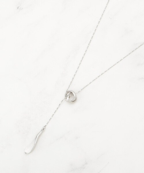 SHOO・LA・RUE(シューラルー)の「【2WAY】リング&クリアドロップネックレス(ネックレス・レディース・ピンクゴールド/シルバー/ゴールド・00)」の1枚目の写真