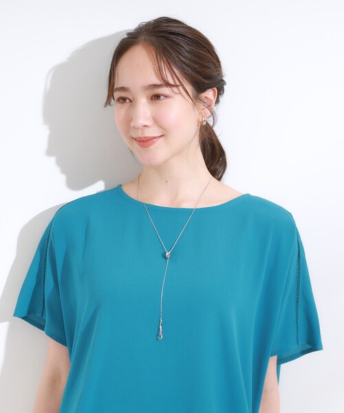 SHOO・LA・RUE(シューラルー)の「【2WAY】リング&クリアドロップネックレス(ネックレス・レディース・ピンクゴールド/シルバー/ゴールド・00)」の8枚目の写真