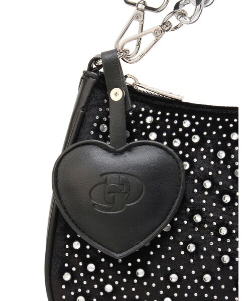 GYDA（ジェイダ）の「GDラインストーンBAG（ハンドバッグ・レディース・オフホワイト/ブラック・FREE）」の22枚目の写真