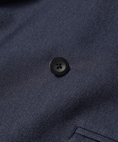 CULLNI(クルニ)の「Faux Denim Slant Belt Tailored Jacket(テーラードジャケット・メンズ・ネイビー/ブルー/ブラック・2/1/0)」の10枚目の写真