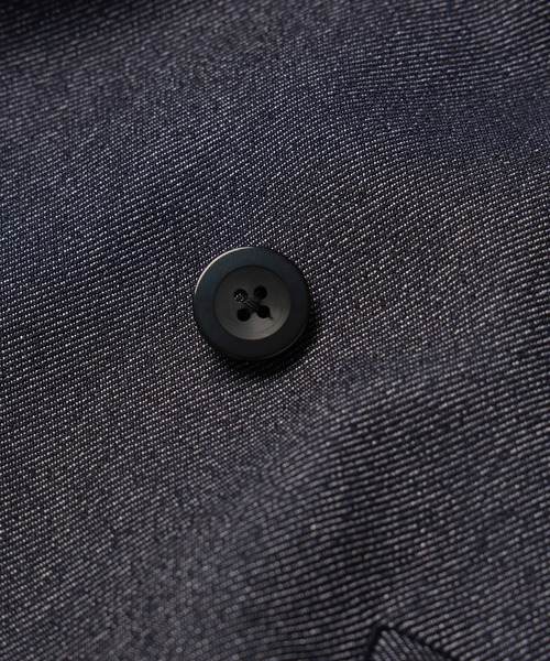 CULLNI(クルニ)の「Faux Denim Slant Belt Tailored Jacket(テーラードジャケット・メンズ・ネイビー/ブルー/ブラック・2/1/0)」の14枚目の写真