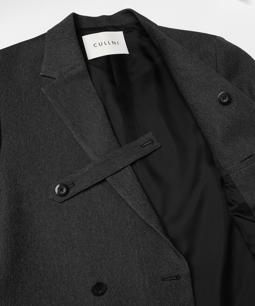 CULLNI(クルニ)の「Faux Denim Slant Belt Tailored Jacket(テーラードジャケット・メンズ・ネイビー/ブルー/ブラック・2/1/0)」の17枚目の写真