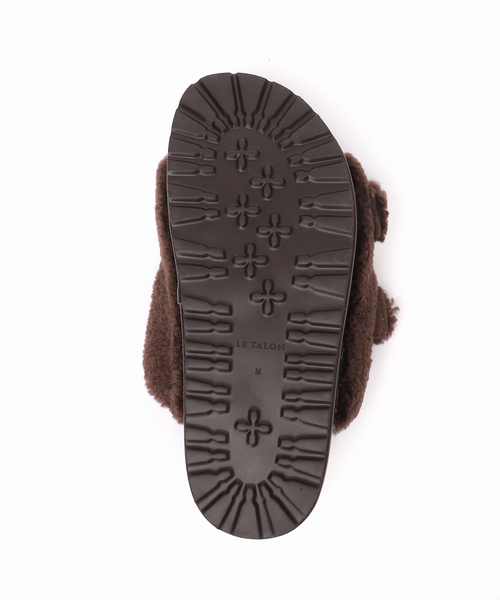 【美品】LE TALON スエード生地 ダブルベルト　ブラウン　秋冬 EDWIN エドウイン Double Stitch Leather Belt(ダブルステッチ