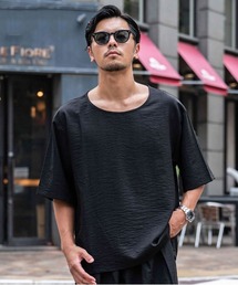 『CavariA/キャバリア』布帛半袖Tシャツ