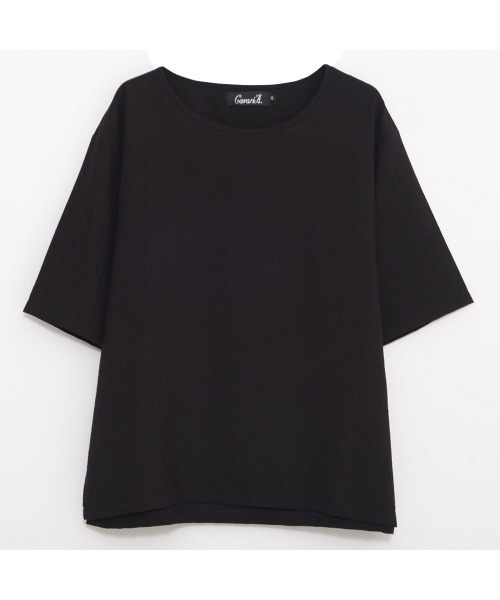 SILVER BULLET(シルバーバレット)の「『CavariA/キャバリア』布帛半袖Tシャツ(Tシャツ/カットソー・メンズ・ブルーグレー/チャコール/ブラック・L/M)」の13枚目の写真