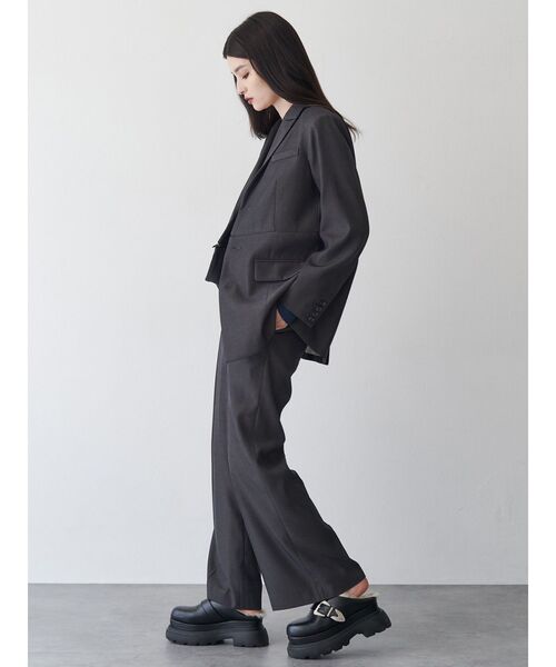 MURUA（ムルーア）の「【セットアップ対応】2wayレングステーラードジャケット（テーラードジャケット・レディース・グレー/ボルドー/ブラウン・FREE）」の16枚目の写真