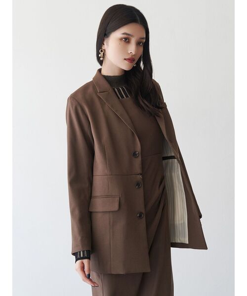 MURUA（ムルーア）の「【セットアップ対応】2wayレングステーラードジャケット（テーラードジャケット・レディース・グレー/ボルドー/ブラウン・FREE）」の22枚目の写真