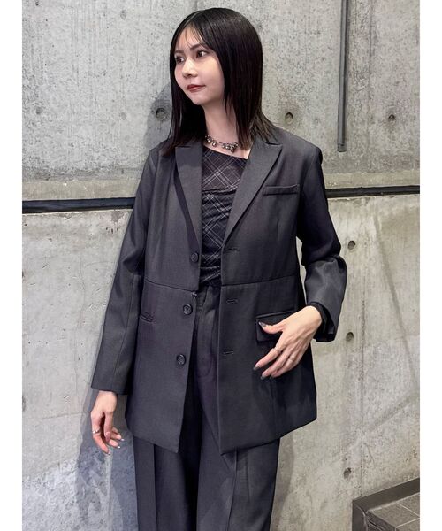 セットアップ対応】2wayレングステーラードジャケット（テーラード