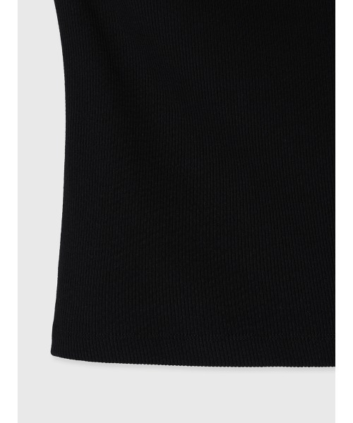 anuans(アニュアンス)の「ドッキングカットトップス(Tシャツ/カットソー・レディース・アイボリー/ブラック/ブラック×ホワイト・FREE)」の10枚目の写真