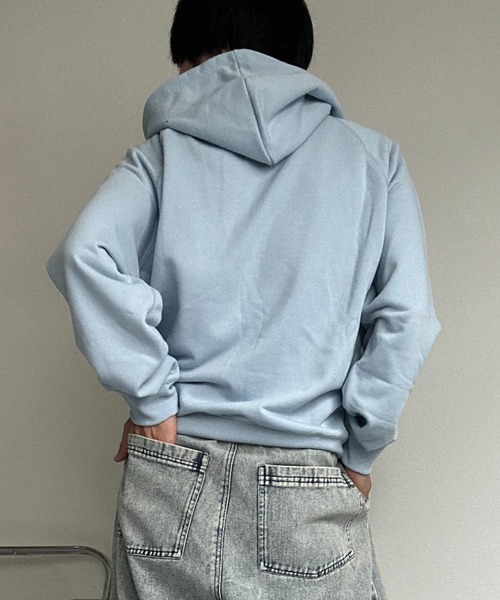 CREARE -LINO-（クレアーレリノ）の「〈ユニセックス商品〉ベーシックスウェットZIPパーカー（パーカー・メンズ・ブラック/杢グレー/ブラウン/ブルー・M/L）」の8枚目の写真