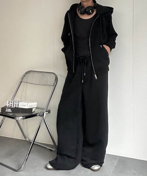 CREARE -LINO-（クレアーレリノ）の「〈ユニセックス商品〉ベーシックスウェットZIPパーカー（パーカー・メンズ・ブラック/杢グレー/ブラウン/ブルー・M/L）」の17枚目の写真