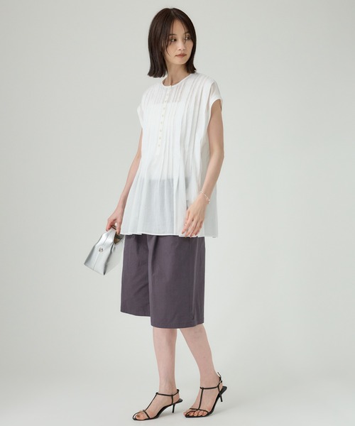 BABYLONE(バビロン)の「アヤダンプハーフパンツ(その他パンツ・レディース・チャコール/ベージュ・フリー)」の12枚目の写真