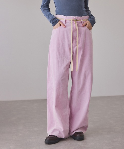 新色追加】ガーメントダイコーデュロイパンツ（その他パンツ）｜ADAM