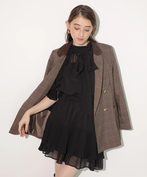 Rirandture（リランドチュール）の「ダブルジャケット（その他アウター・レディース・ダークブラウン・2/1/0）」の3枚目の写真