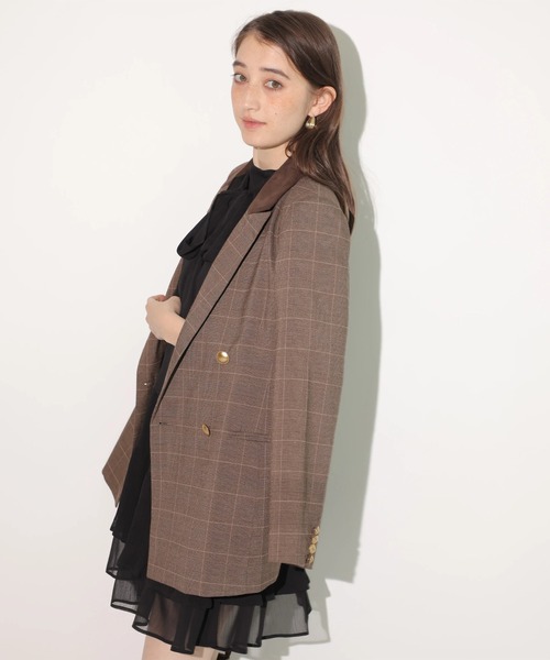 Rirandture（リランドチュール）の「ダブルジャケット（その他アウター・レディース・ダークブラウン・2/1/0）」の6枚目の写真