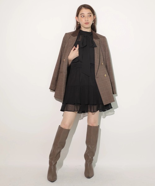 Rirandture（リランドチュール）の「ダブルジャケット（その他アウター・レディース・ダークブラウン・2/1/0）」の8枚目の写真