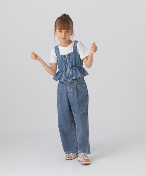 セール】トクトク3デニムセット＊Tシャツ/T/575731（つなぎ