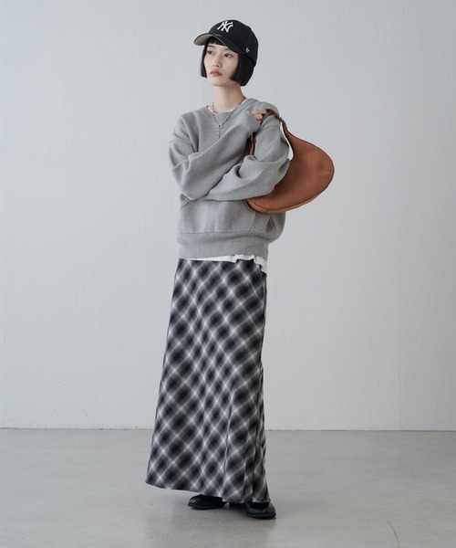 Lui's（ルイス）の「バイアスチェックフレアスカート（スカート・レディース・ブラウン/ブラック・38/36）」の19枚目の写真