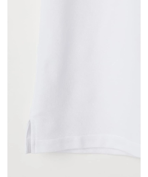 Perfect Suit FActory（パーフェクトスーツファクトリー）の「【ノーアイロン】アイシャツ　ビジネスポロシャツ　ホワイト/ブラック/ネイビー（ポロシャツ・メンズ・ネイビー/ブラック/ホワイト・3L/LL/L/M/S）」の8枚目の写真