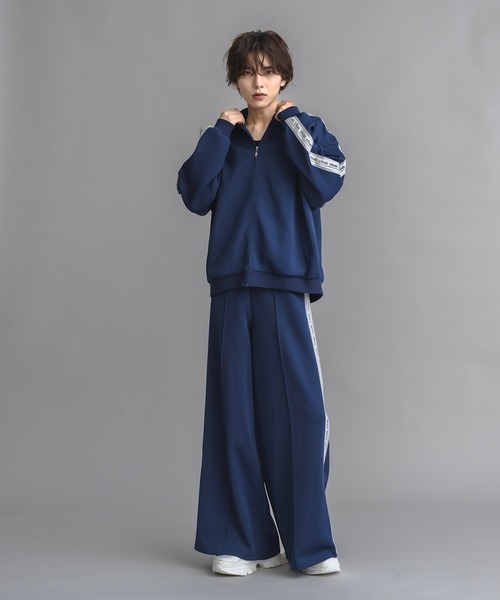 17HR（セブンティーンアワーズ）の「【ユニセックス】トラックパンツ(セットアップ可)（その他パンツ・レディース・ライトグレー/ネイビー・LARGE/MEDIUM）」の14枚目の写真