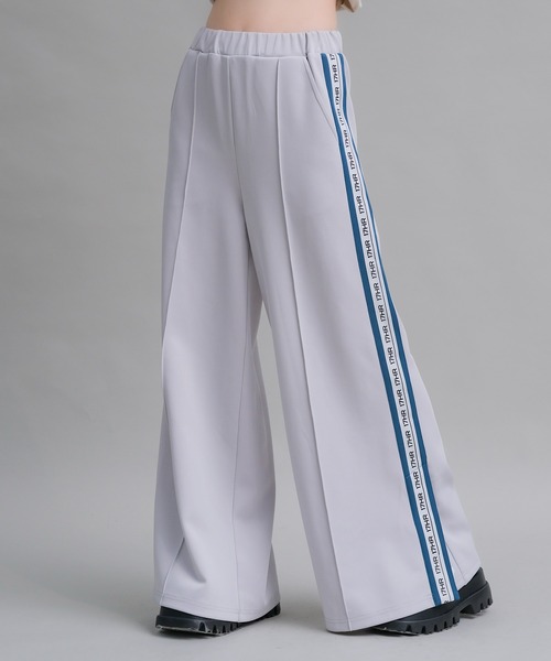 17HR（セブンティーンアワーズ）の「【ユニセックス】トラックパンツ(セットアップ可)（その他パンツ・レディース・ライトグレー/ネイビー・LARGE/MEDIUM）」の4枚目の写真