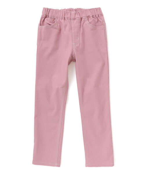 Noeil aime BeBe(ノイユエイムベベ)の「ストレッチツイルスリムロングパンツ(その他パンツ・キッズ・グリーン/ベージュ/ピンク・100cm/110cm/120cm/130cm/90cm)」の7枚目の写真