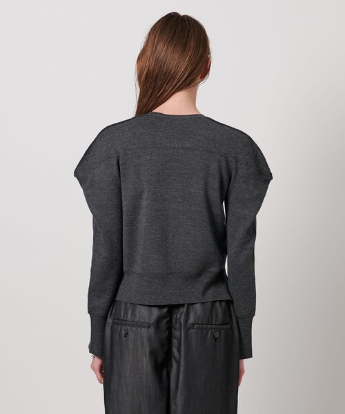 ASTRAET＞16Gボリュームショルダー カーディガン