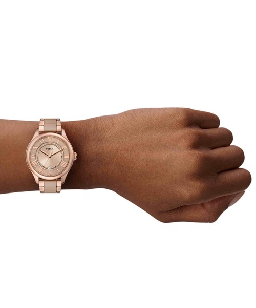 FOSSIL(フォッシル)の「フォッシル 腕時計 レディース アナログ ミックス CE1133(アナログ腕時計・レディース・ピンクゴールド・FREE)」の3枚目の写真